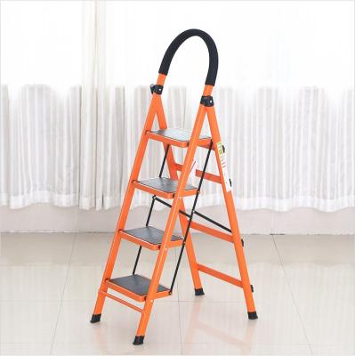 China Folding Ladders Universal Safety Wide Step 10 Meter Ladder Metal Household Portable Folding Ladders for sale