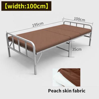 China Foldable Folding Bed Multi Room Height Furniture Making Metal Single Bed for sale