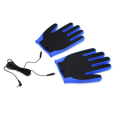 China Electric Shock Sex 1 Set Electric Shock Sex Gloves SM Game Couples Orgasm Sex Device,Erotic Glove Rubber Electric Sex Toys for Men and Women for sale