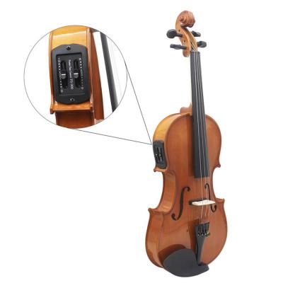 China HOTSELL 4/4 PLYWOOD VIOLIN WITH EQ FOR THE BEGINNER for sale