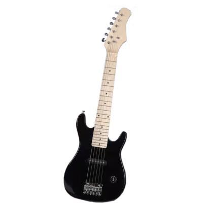 China Small 30 Inch Electric Guitar Plywood OEM Size For Kids Children Musical Instrument for sale