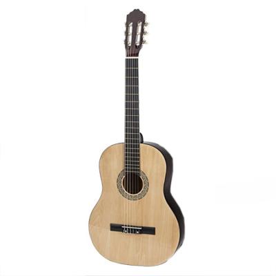 China BASSWOOD PLYWOOD Hot Selling Nylon Beginner Guitar Manufacturer 39inch 4/4 Classical Guitar for sale