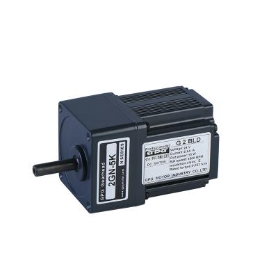 중국 10W BLDC 기어 들 모우터 12V 24V 1800RPM 3000RPM DC 붓을 쓸 필요가 없는 2GN 3GN 4GN 5GU 6GU 평행한 직각 웜 GPG 기어드 모터 판매용