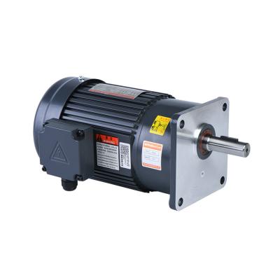 China 100w 0.125hp Phase 220v 380v des Elektromotor-Getriebe-18mm der Wellen-3 zu verkaufen