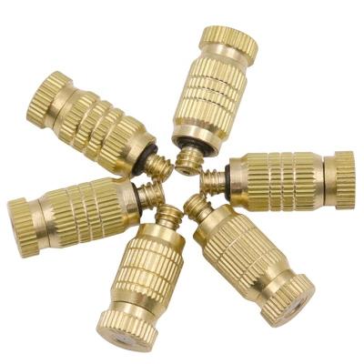 China Easy installation high quality brass spray nozzle with stainless steel orifice cooling humidifier for sale