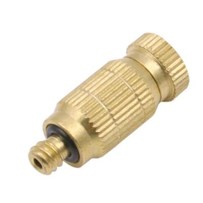 China Easy Installation Brass Nozzle Thread Atomizer High Pressure Spray External Spray Nozzle For Irrigation Cooling Humidification for sale