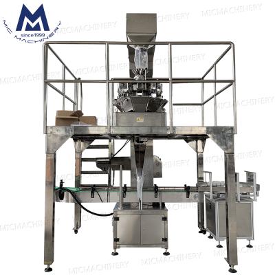 China The bottle filling machine for tea granule filling machine automatic granule powder weighing tin can push leaves corn cereal power grain tea granule filling machine for sale