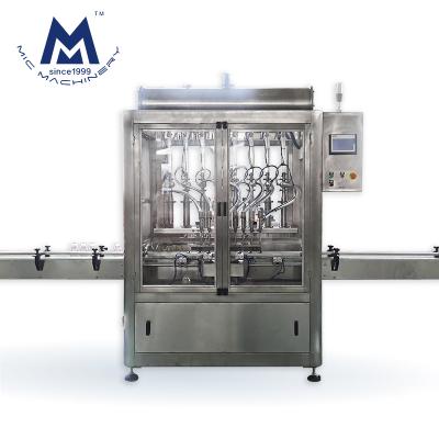 China Food Customized 12 Head Liquid Piston Filling And Labeling Machine for sale