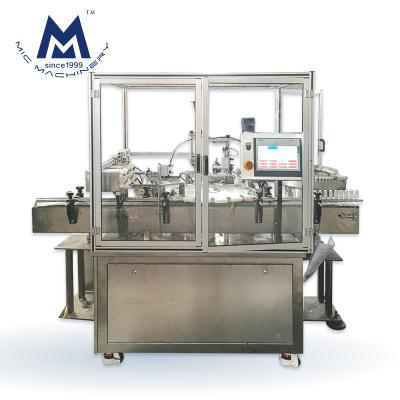 China Food Factory Price Automatic Cosmetic Small UV Gel Glue Glass Bottle Nail Polish Capping Filling Machine for sale