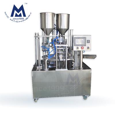 China MIC-L40 Automatic Beverage Yogurt Filler And Sealer For PP Plastic Cup for sale