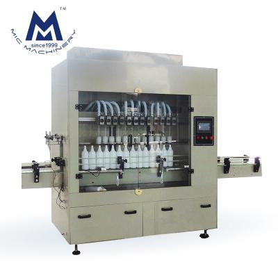 China Automatic 6 Head Beverage Anti Corrosive Chemical Bleach Chlorine Acid Liquid Plastic Bottle Filling Machine for sale