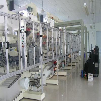 China Cadena de producción femenina de la servilleta sanitaria equipo de Zhixue Company en venta