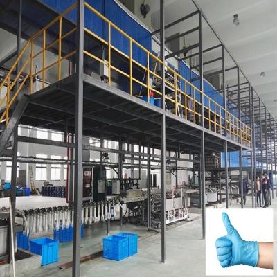 China Latexhandschuh, der Maschinenhersteller automatische Nitrilhandschuhfertigungsstraße macht zu verkaufen