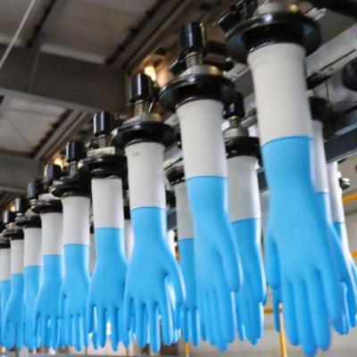 中国 Small Nitrile Glove Manufacturing Machine Rubber Latex Surgical Glove Production Line 販売のため