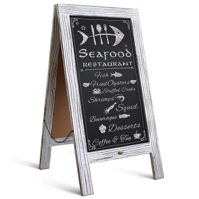 China Eco-friendly Vintage Suitable Good Quality Small Square Frame Price Chart Blackboard for sale