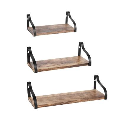 China High Quality Viable Iron Frame Modern Wooden Living Room Serving Storage Shelf For Home for sale