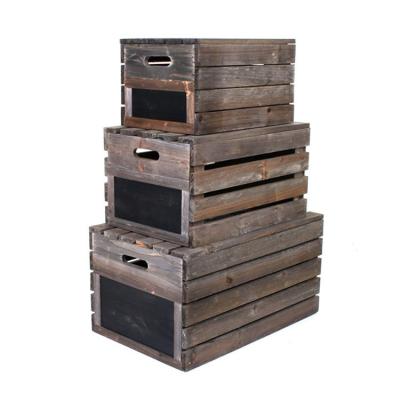 China China Top Selling Guaranteed Quality Cheap Vegetable Storage Fruit Wooden Gift Crates for sale