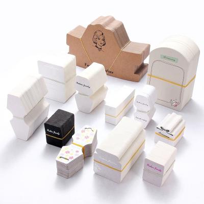 China Recycled Materials 12x7.5cm Partoon Pictures Hair Cut Cards For Hairpin Jewelry Packaging Display Cards Hair Accessory Packaging Cards for sale