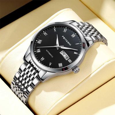 China New High-end Atmospheric Mechanical Watch 316L Stainless Steel Business Automatic Luxury Watch Full Calendar Quality 3A Watch for sale