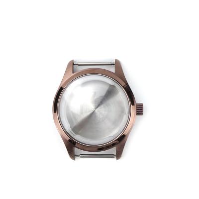 China Luxury Wholesale Plated Automatic Mechanical Round Case Suitable For 316 Stainless Steel for sale