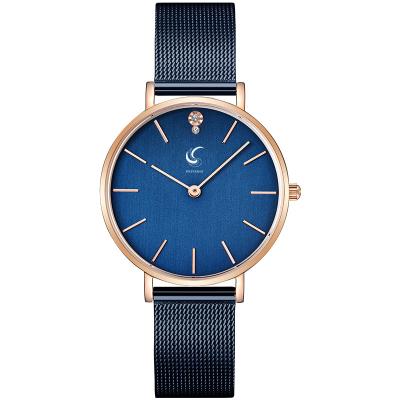 China Nordic simple wind neutral quartz watch metal brushed dial elegant luxury casual light custom waterproof couples watch texture for sale