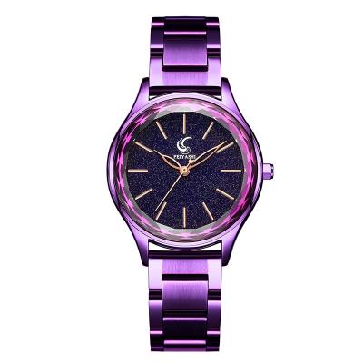 China Exquisite Design Quartz Watch Diamond Dial Watch Rose Gold Butterfly Waterproof High-end Atmospheric Mineral Glass Snap Clasp Double for sale