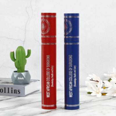 China Recyclable Cheap Price Long Tube Diploma Paper Packaging With Silver Logo Custom Gold Logo Cylinder Box for sale