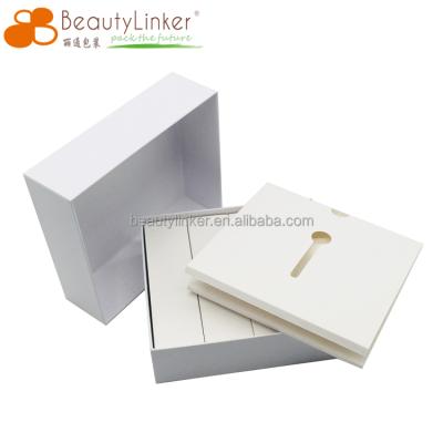 China Recyclable Private Label Personalization Cardboard Sky And Earth Blank Cover Box Card Color Makeup Skin Care Gift Box for sale