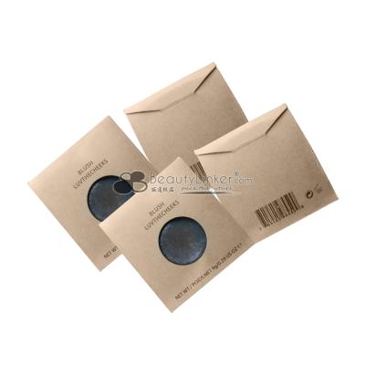 China Recyclable Custom White Color Paper Cosmetic Packaging , Wrap Manufactures , Blush Or Eyeshadow Paper Wrap for sale