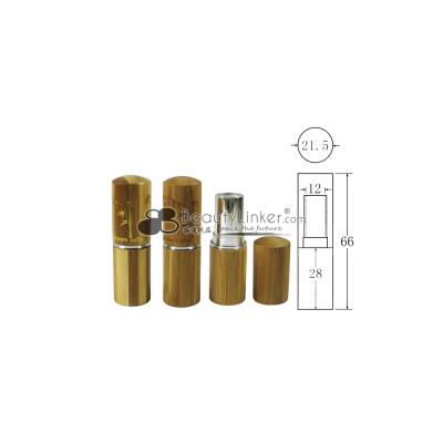 China Recyclable Bamboo Wooden Lipstick Tube Custom Packaging Design Make Your Own Lipstick Tube For Makeup Empty Package for sale