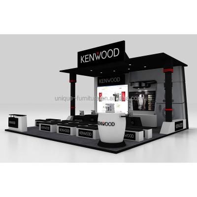 China Popular Kiosk Retail Coffee Kiosk Mall Home Appliances Show Counter Portable Booth Design For Sale for sale