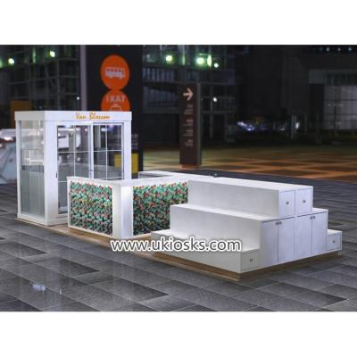 China Modern And Fashion Custom Portable Florist Equipment For Mall Flower Kiosk for sale