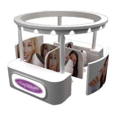 China Convenient Special Teeth Whitening Kiosk Mall Teeth Beauty Kiosk Furniture for sale