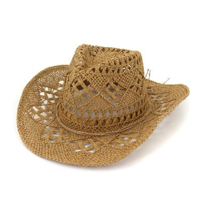 China Goldenway Fashion High Quality Summer Breathable Ladies Panama Beach Hat All-match Sun Hat Soft Cavity Hat for sale