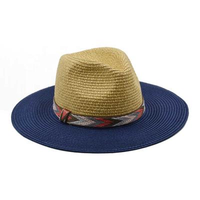 China 2020 Hot Selling High Quality Fashion Straw Panama Hat Image for sale