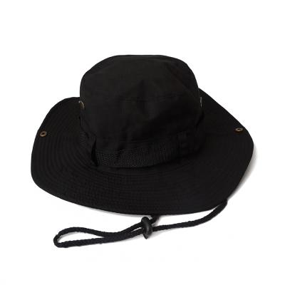 China Picture Men And Women Hiking Outdoor Cotton Reversible Bucket Hat Custom for sale