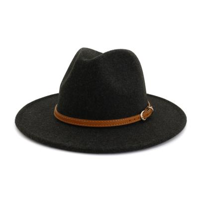 China 2022 Wholesale Unisex High Quality Designer Wool Women's Wide Brim Felted Hat Custom Made High Quality for sale