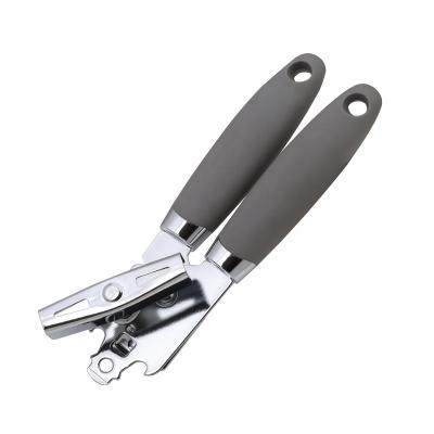 China Sustainable Kitchen Gadget Can Opener Manual Soft-Handled Can Opener For Cook for sale