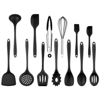 China Sustainable 13 piece food grade hot utensils high end non stick cookware set for sale