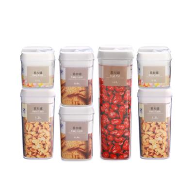 China Stocked Kitchen Food Storage Container With Airtight Lids Cereal Sealed for sale