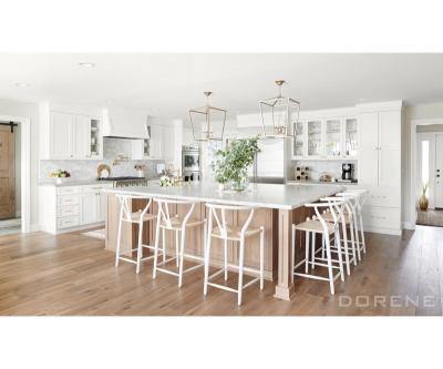 China 2023 Design Dorene California Luxury Modern Commercial Affordable Price Customized Shaker Designs Ash Kitchen Cabinets Solid Wood Luxury for sale