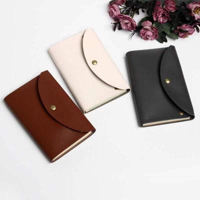 China New Design Premium Hardcover Vintage Envelope Cover Planner Journal Leather Notebook for sale