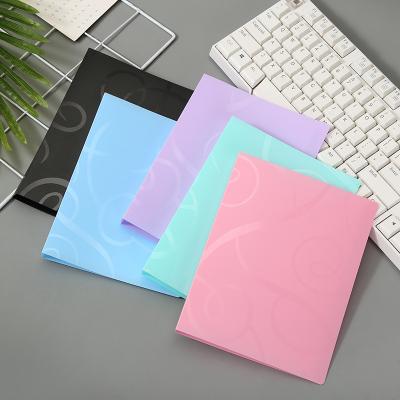 China Hot Selling PP Good Quality Printed Display Business Folder Multicolor Plastic Card Folder for sale