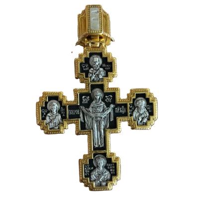 China FASHIONABLE Russian Made Jewelry Set Mens And Womens Jewelry Orthodox Cross Big Cross for sale