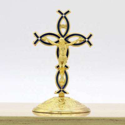 China Global Catholic Christian Religion Jesus Cross Combine Exorcism Baoping Car Decorations Crafts Jewelry for sale