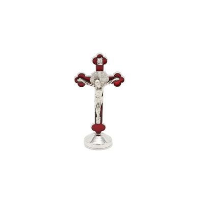 China Global Car Decorations Home Catholic Jesus Cross Exorcism Saint Benedict Religious Relics Opens Decorations Gifts for sale