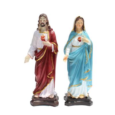 China Relic Jesus Religious Global Catholic Christian Church Ornaments Home Decorations Virgin Mary Statue Resin Crafts for sale