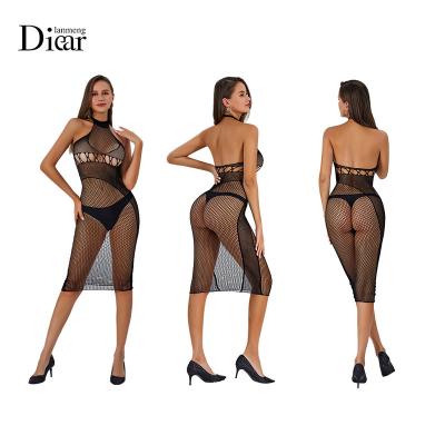 China Factory direct wholesale supply high quality sexy floral temptation sexy transparent lingerie flexible hollow bodysuits for women for sale