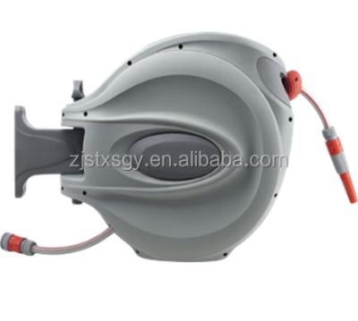 China Used For Garden Watering Automatic Retractable PP Water Hose Reel With 50 Ft Hose for sale