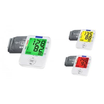 China U80JH 3 Colors Blacklight LCD Upper Arm Blood Pressure Monitor for sale